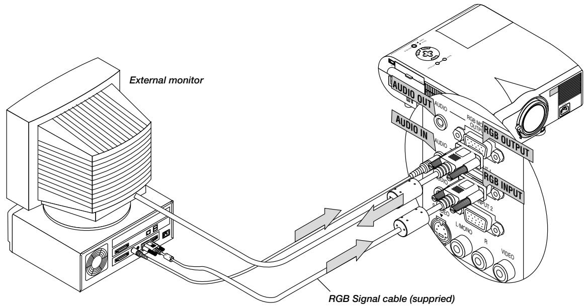 NEC MT1056 - Connecting an External Monitor - 1