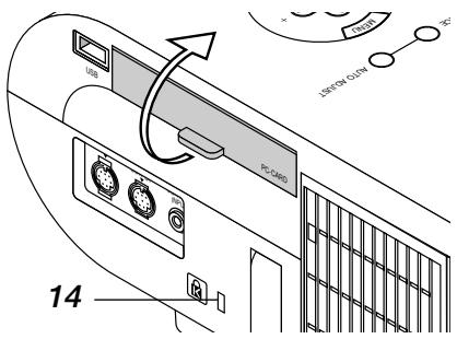 NEC MT1056 - RGB Input 1 Connector (Mini D-Sub 15 pin) - 1