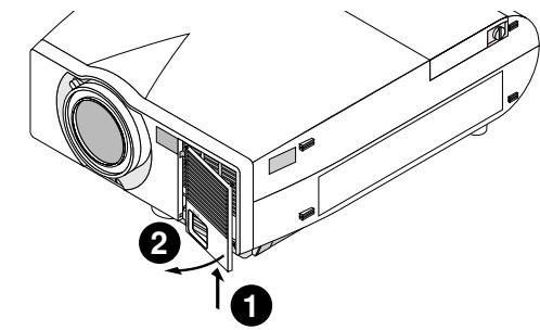 NEC MT1056 - To clean the air-filter: - 2
