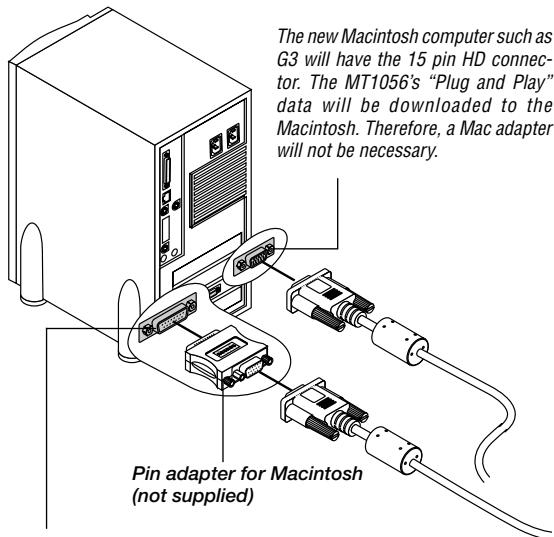 NEC MT1056 - Connecting Your PC or Macintosh Computer - 2