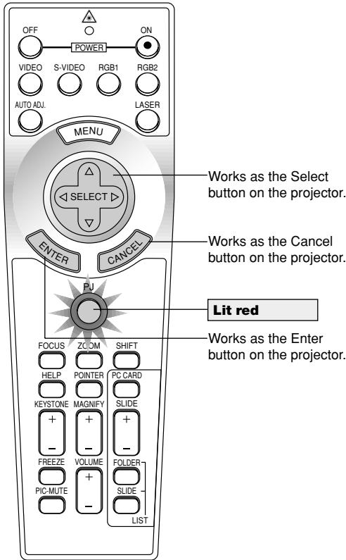 NEC MT1056 - Switching operation mode between computer and projector - 2