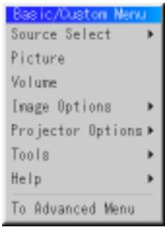 NEC MT850 - To select a menu language, follow these steps: - 2