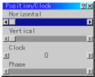 NEC MT850 - Position/ Clock (when Auto Adjust is off) - 1