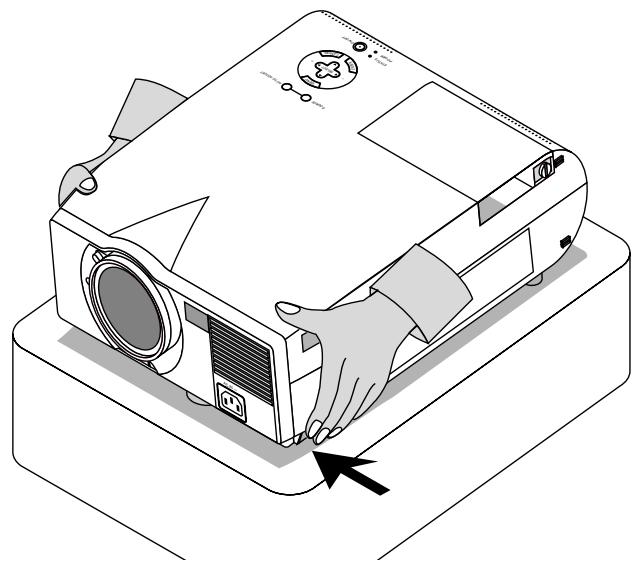 NEC MT850 - Adjusting the Tilt Foot - 1