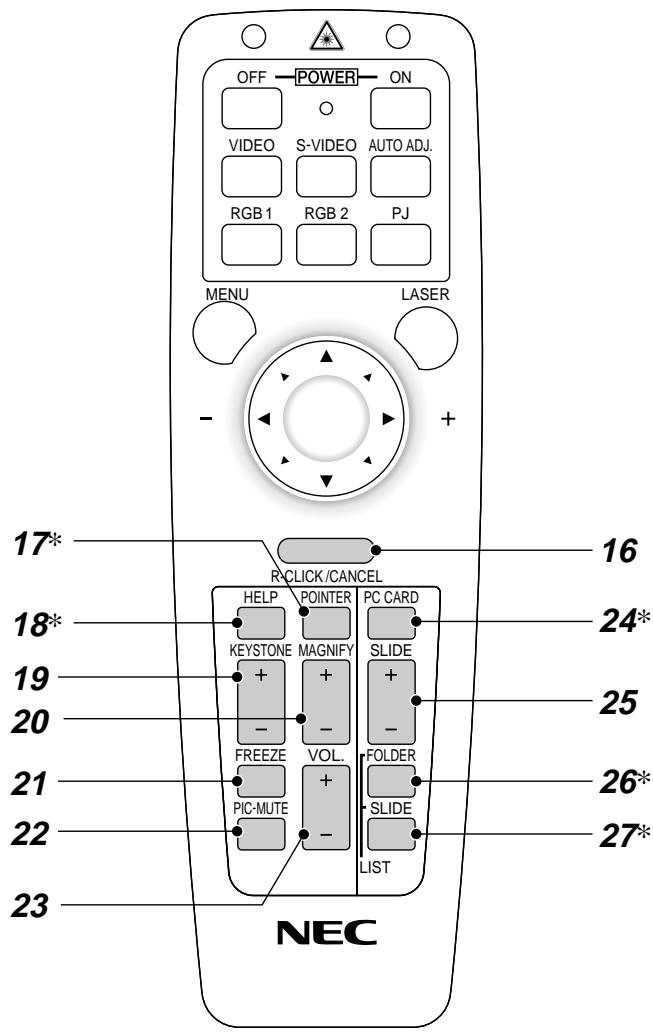 NEC MT850 - Enter / Left Click Button - 2