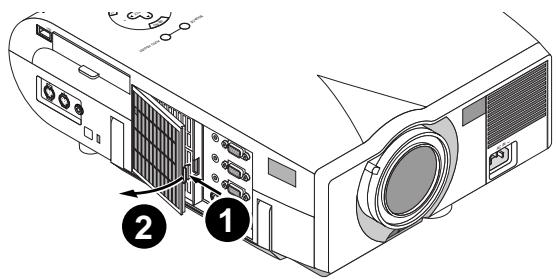 NEC MT850 - To replace the air-filter: - 2