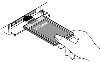 NEC MT850 - Inserting the PC Card - 1