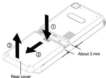 NEC N343I - Inserting a SIM card - 1
