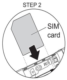 NEC N412I - Inserting a SIM card - 5