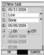 NEC N600I - To edit To Do tasks - 3