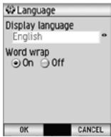 NEC N600I - Language (M85) - 1