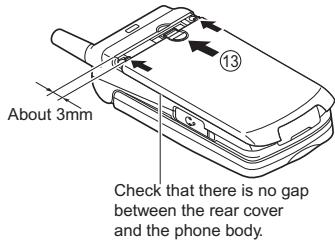 NEC N600I - To Insert the Battery - 2