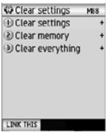 NEC N600I - Clear settings (M88) - 1