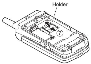 NEC N600I - To insert the TransFlash memory card - 1