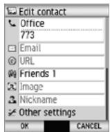 NEC N600I - To edit an entry stored - 2