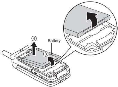 NEC N600I - How to insert or remove the USIM card or TransFlash memory card - 2