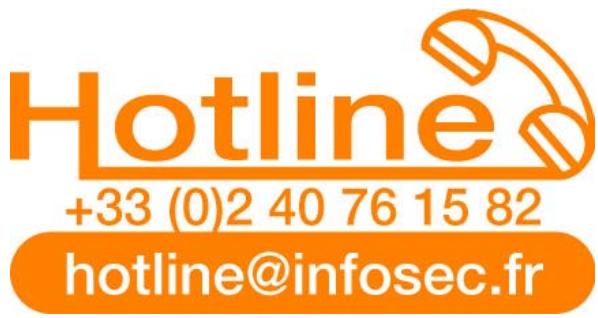 INFOSEC E4 6000 VA - When you contact the service center, please provide the following informations: - 1