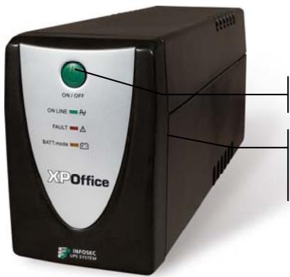 INFOSEC XP OFFICE 500 VA - FACE avant - 1
