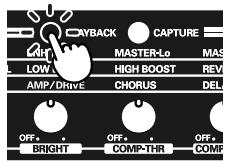 EDIROL UA-4FX - Applying effects to the recording (capture) or playback - 2