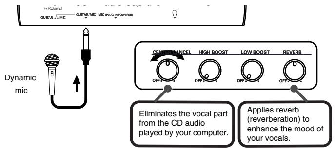 EDIROL UA-4FX - Enjoying karaoke - 1