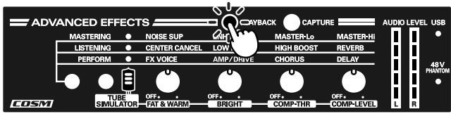 EDIROL UA-4FX - Applying effects to the playback - 1