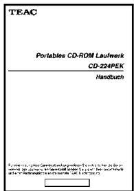 TEAC CD224PE - Checking the Components - 4