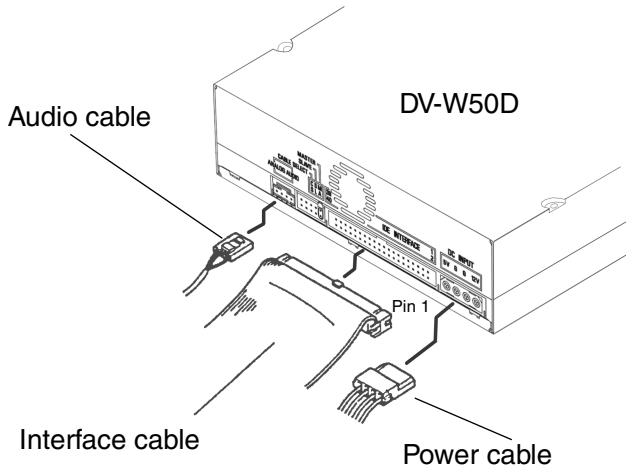 TEAC DV-W50D - Very important: - 1