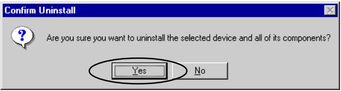 TEAC DW-CD224PU - Uninstalling in Windows 98SE - 1
