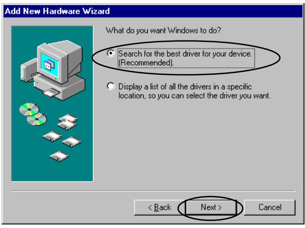 TEAC DW-CD224PU - Driver installation under Windows 98SE/Windows Me - 4