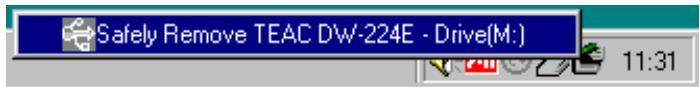 TEAC DW-CD224PU - Disconnecting the Drive - 6