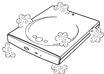 TEAC DW-CD224PU - PRECAUTIONS FOR SETTING AND HANDLING - 3