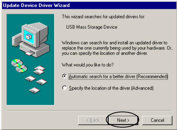 TEAC DW-CD224PU - "Manual" Driver Installation under Windows 98 Me (DW-224PUK only) - 3