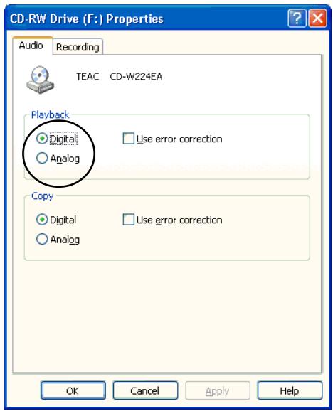 TEAC DW-CD224PU - Using the Windows Media Player 8 - 3