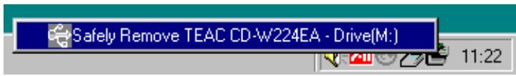 TEAC DW-CD224PU - Disconnecting the Drive - 5