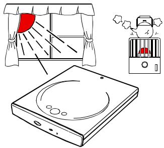 TEAC DW-CD224PU - PRECAUTIONS FOR SETTING AND HANDLING - 2