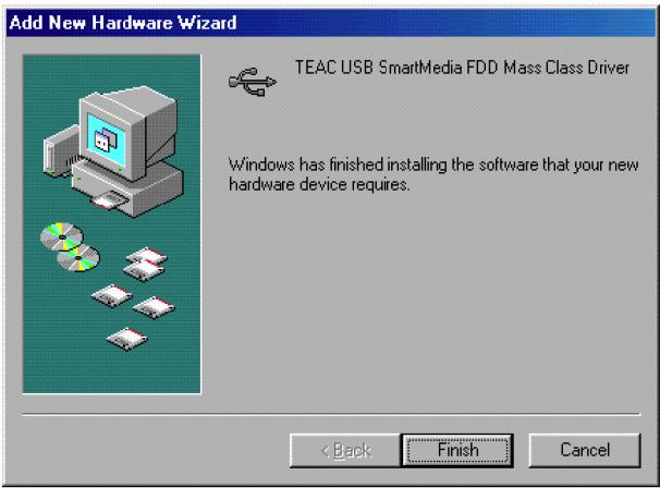 TEAC FD05PUS - Procédure d'installation (windows 98 et windows 98 second edition) - 3