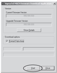 TEAC MP-200FM - UPGRADING THE FIRMWARE - 4