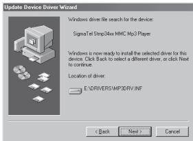 TEAC MP-200FM - Manual Installation of Driver Software - 16