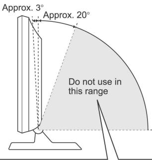 TEAC S1702D - Adjusting the Angle of Your Monitor - 3