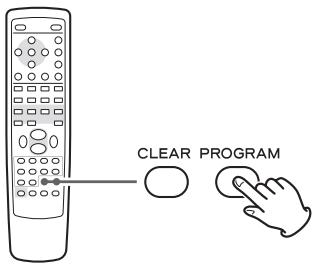 TEAC CR-H227I - To clear the program - 1