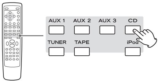 TEAC CR-H227I - When you use the numeric buttons, press the CD button of the remote control first. - 1