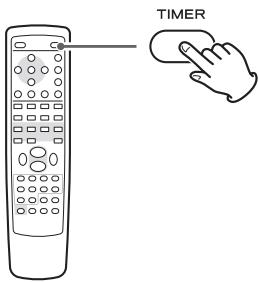 TEAC CR-H227I - To turn on the timer - 1