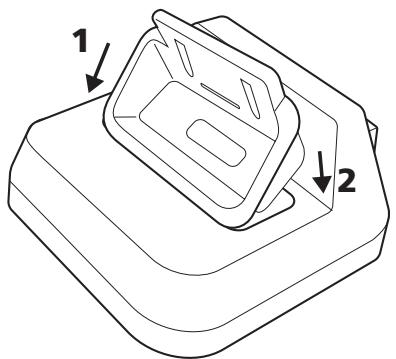TEAC CR-H227I - Insert the adapter into the Dock of the CRH227i. - 1