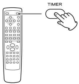TEAC CR-H227I - To turn off the timer - 1