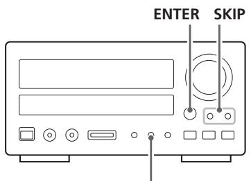 TEAC CR-H227I - Press the ENTER button. - 2