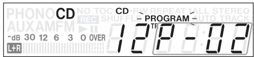 TEAC GF-650 - Press the PROGRAM button. - 2