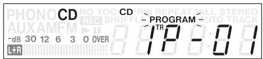 TEAC GF-650 - En mode arrêt, appuyez sur la touche program. - 2