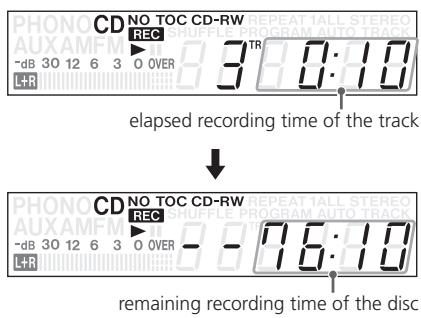 TEAC GF-650 - Time Display - 3