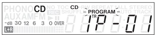 TEAC GF-650 - Press the PROGRAM button in the stop mode. - 2