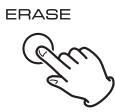 TEAC GF-650 - Press the ERASE button in the stop mode. - 1